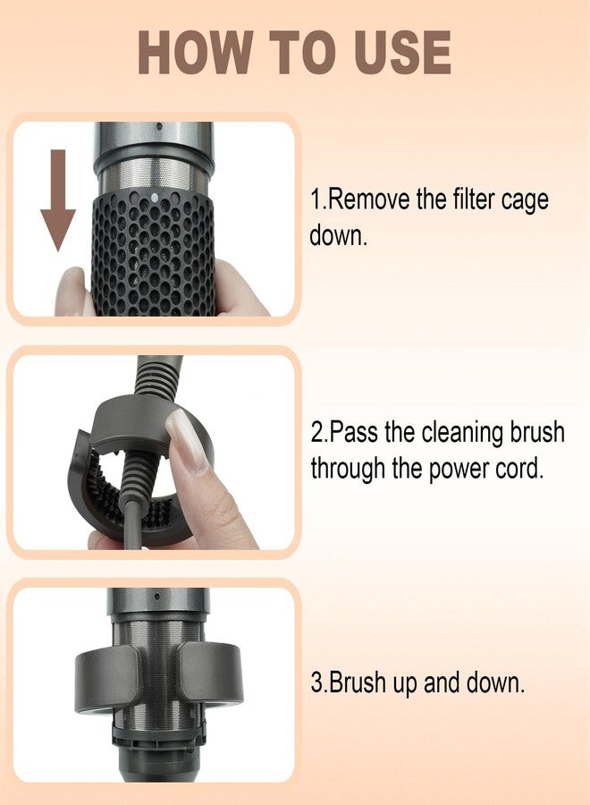 PUREGUST Filter Cleaning Brush Replacement for Dyson Airwrap HS01 HS05 HS08, Part NO. 969760-01 - Image 5